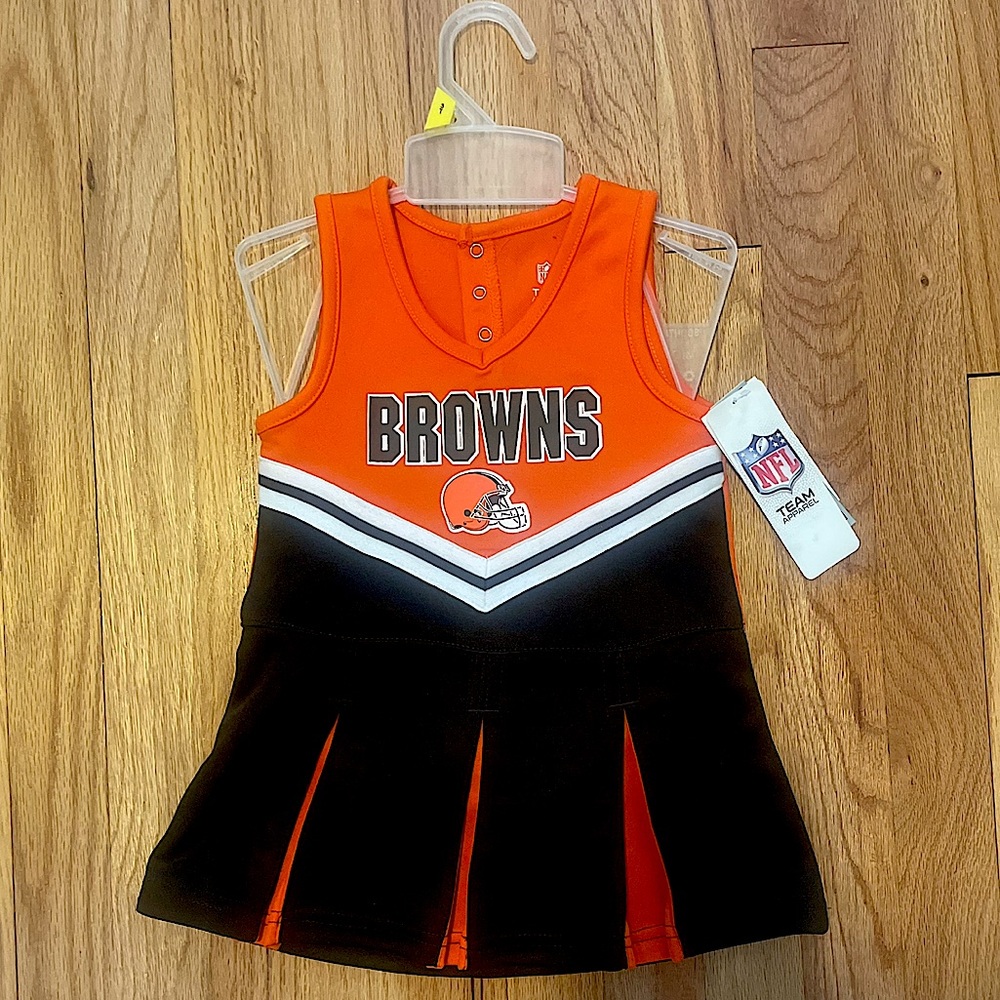 Toddler girls Cleveland Browns Cheer Set BRAND NEW!!!!
